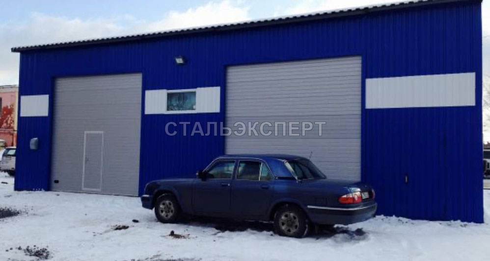 проект автосервиса из металлоконструкций